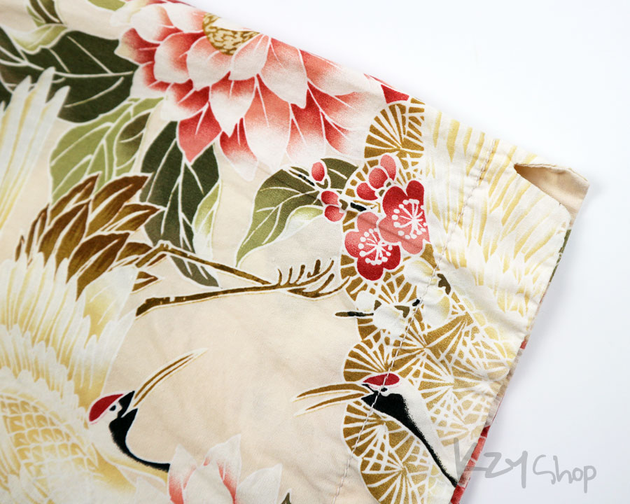  เสื้อฮาวายลายญี่ปุ่น TAKEO KIKUCHI ลาย นกกระเรียน