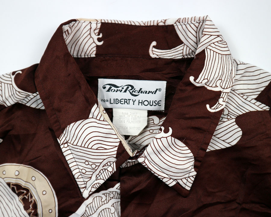 เสื้อฮาวายลายญี่ปุ่น Tori Richard FOR LIBERTY HOUSE