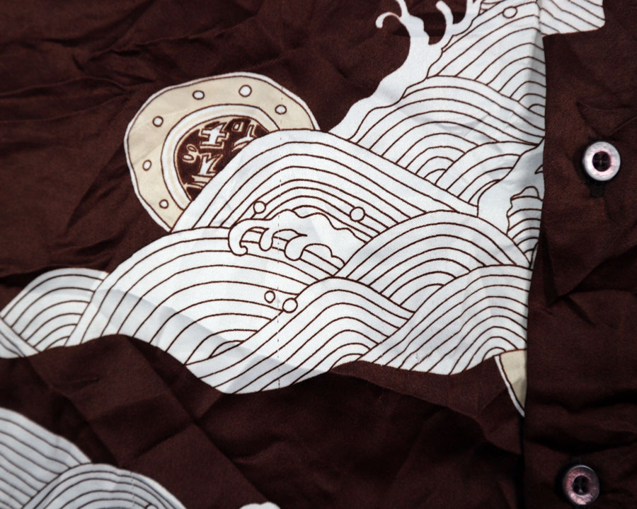 เสื้อฮาวายลายญี่ปุ่น Tori Richard FOR LIBERTY HOUSE