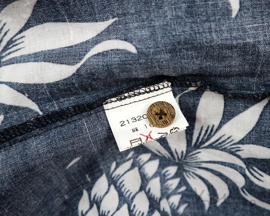  เสื้อฮาวาย BLACK FLAME ลาย สับปะรด