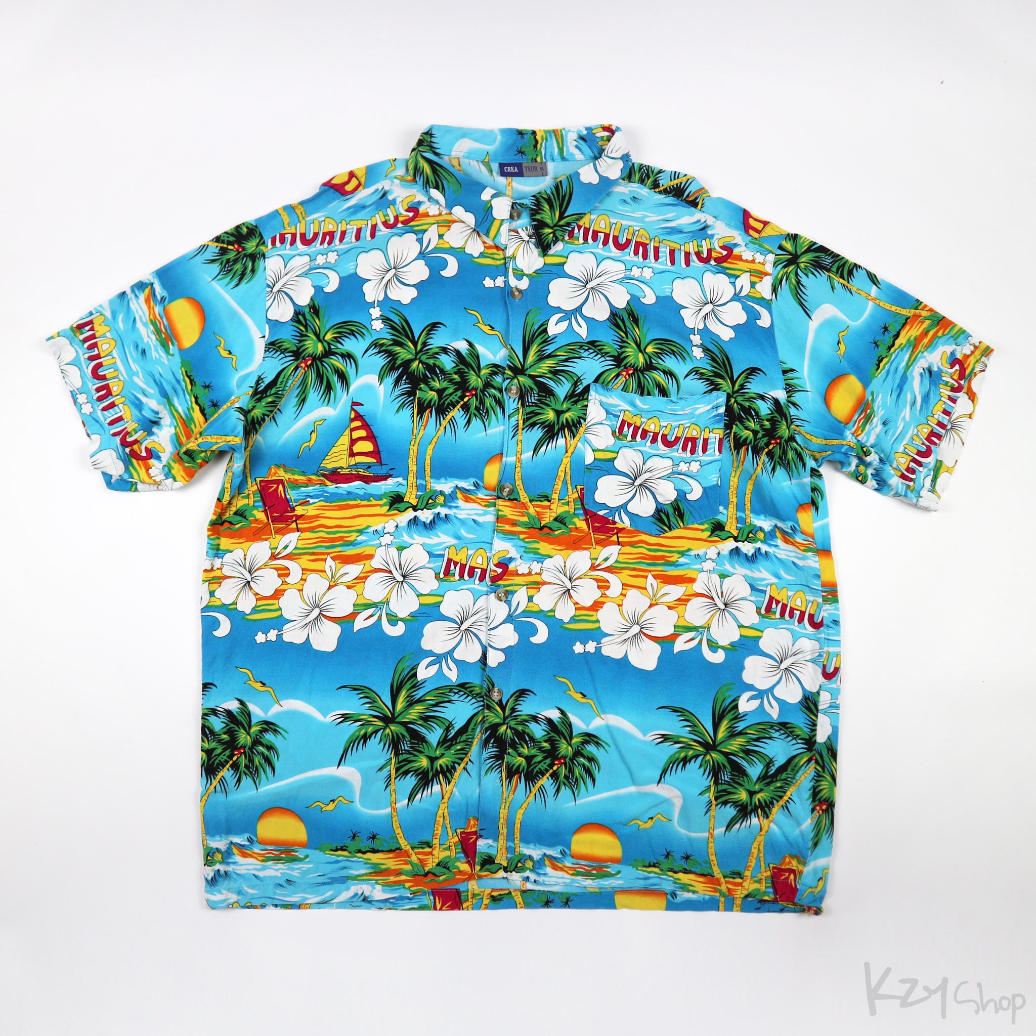 เสื้อฮาวาย CREATEUR ลาย MAURITIUS