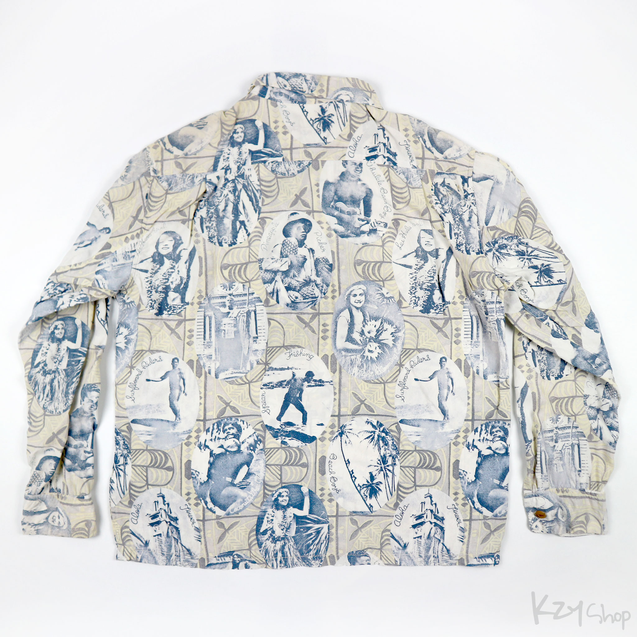 เสื้อฮาวายแขนยาว SUN SURF - M22173