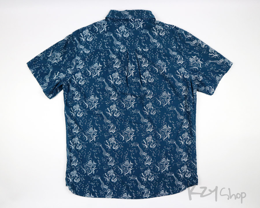  เสื้อฮาวาย SPERRY ลาย นักดำน้ำกับนางเงือก