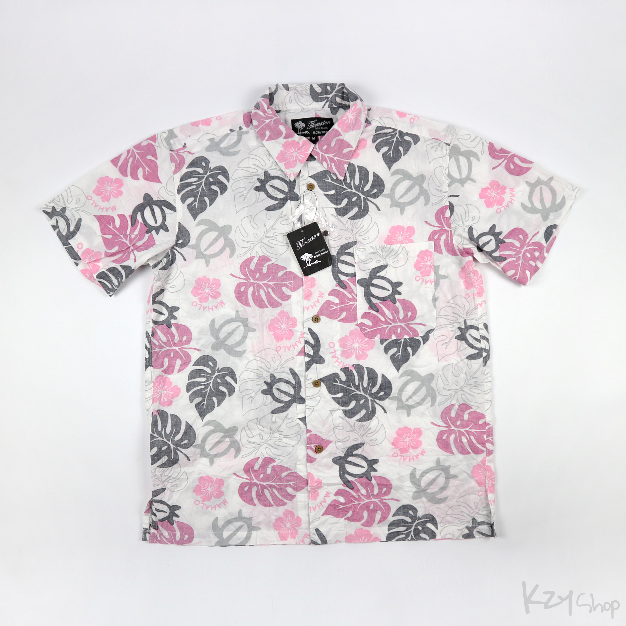  เสื้อฮาวาย Thruxton ลาย MAHALO