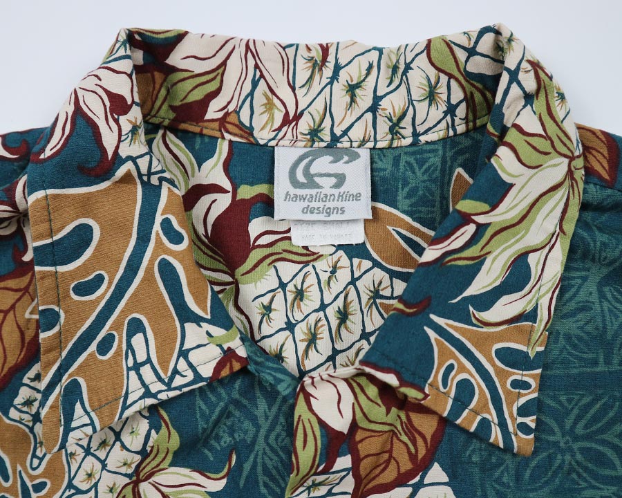  เสื้อฮาวาย hawaiian Kine designs ลาย สับปะรด