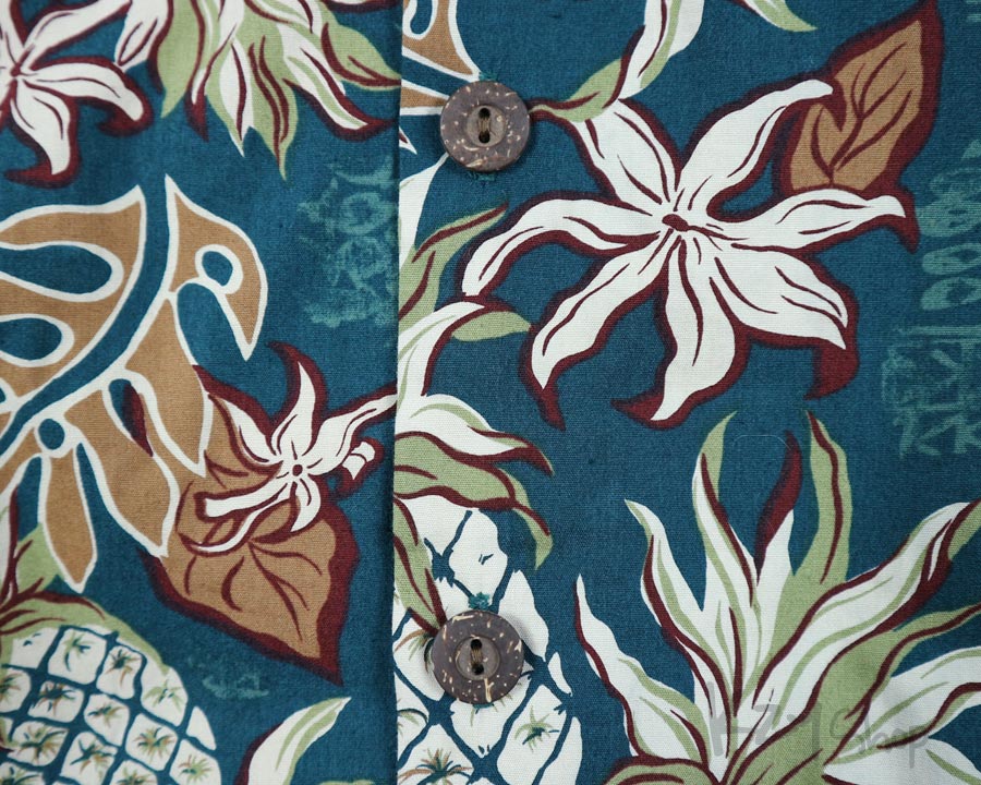  เสื้อฮาวาย hawaiian Kine designs ลาย สับปะรด