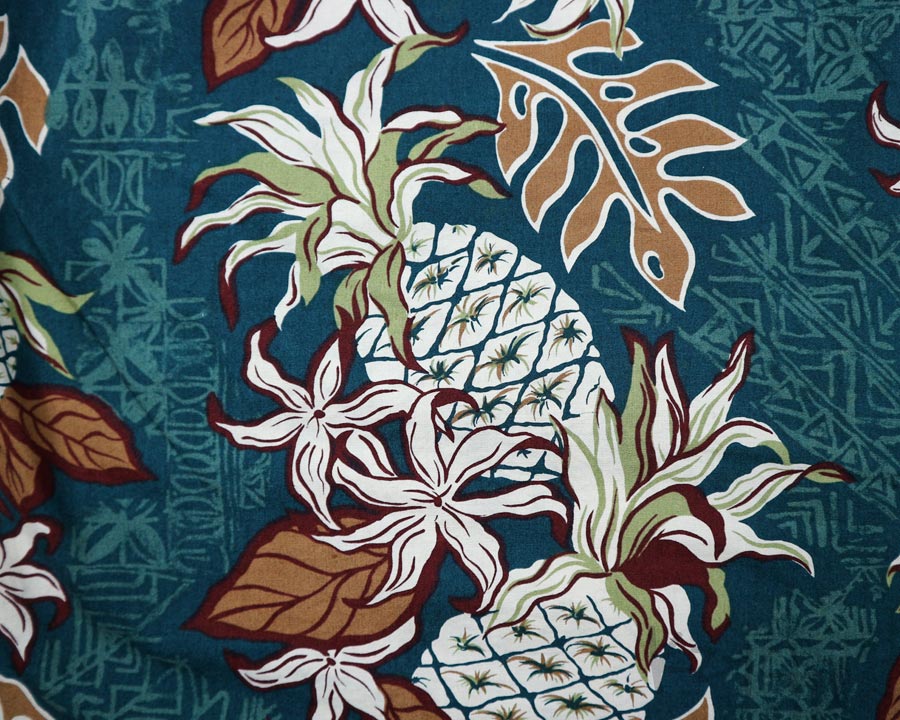  เสื้อฮาวาย hawaiian Kine designs ลาย สับปะรด