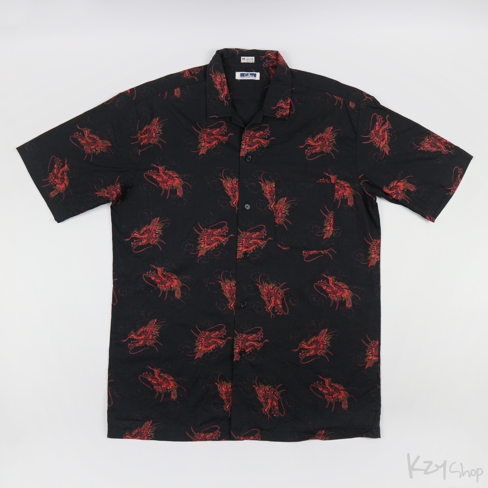  เสื้อฮาวายลายญี่ปุ่น Cullen ลาย มังกร