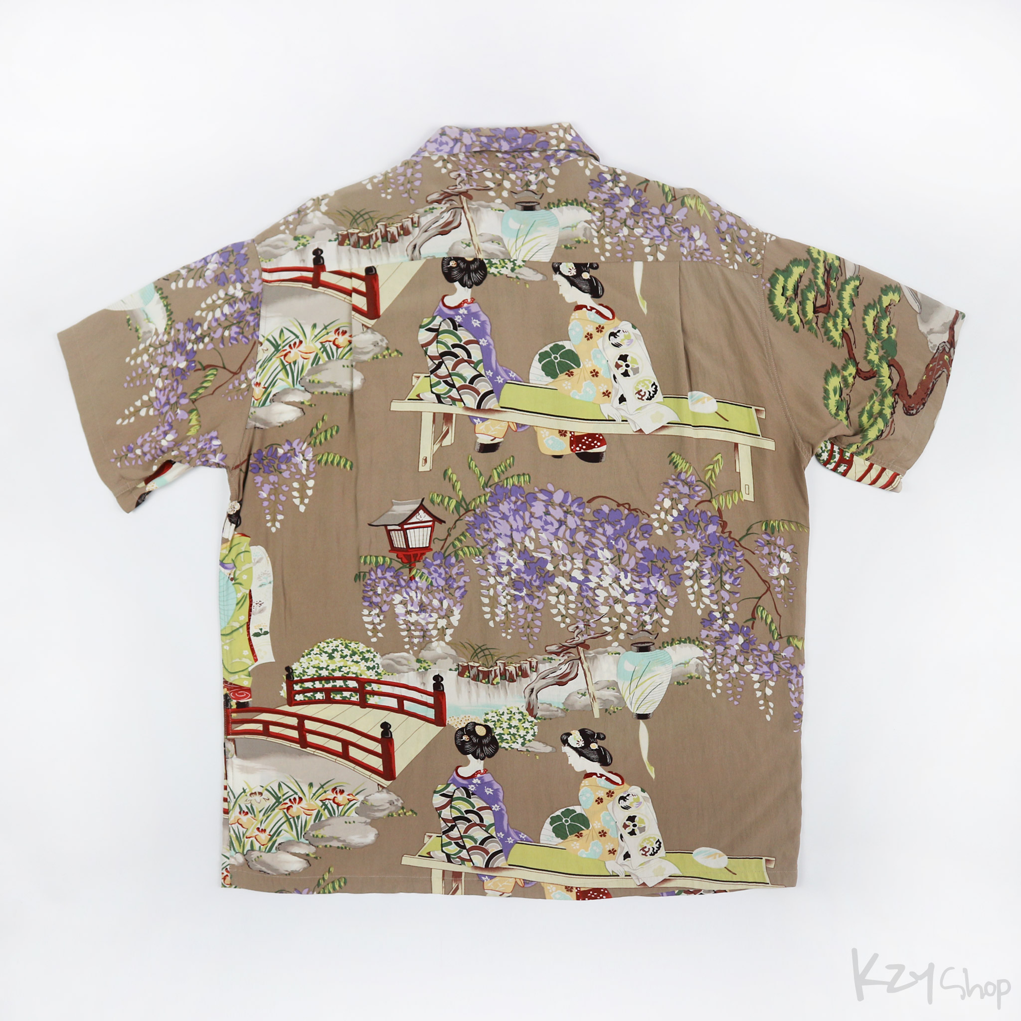เสื้อฮาวายลายญี่ปุ่น Sun Surf - MAIKO
